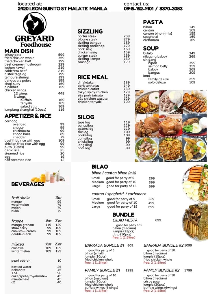 Good day 😊😊 Greyard Food House is now... - Greyard FoodHouse