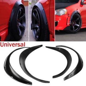 4PCS Universal Fender Flares Wide Body Kit Wheel Arches Durable Parts