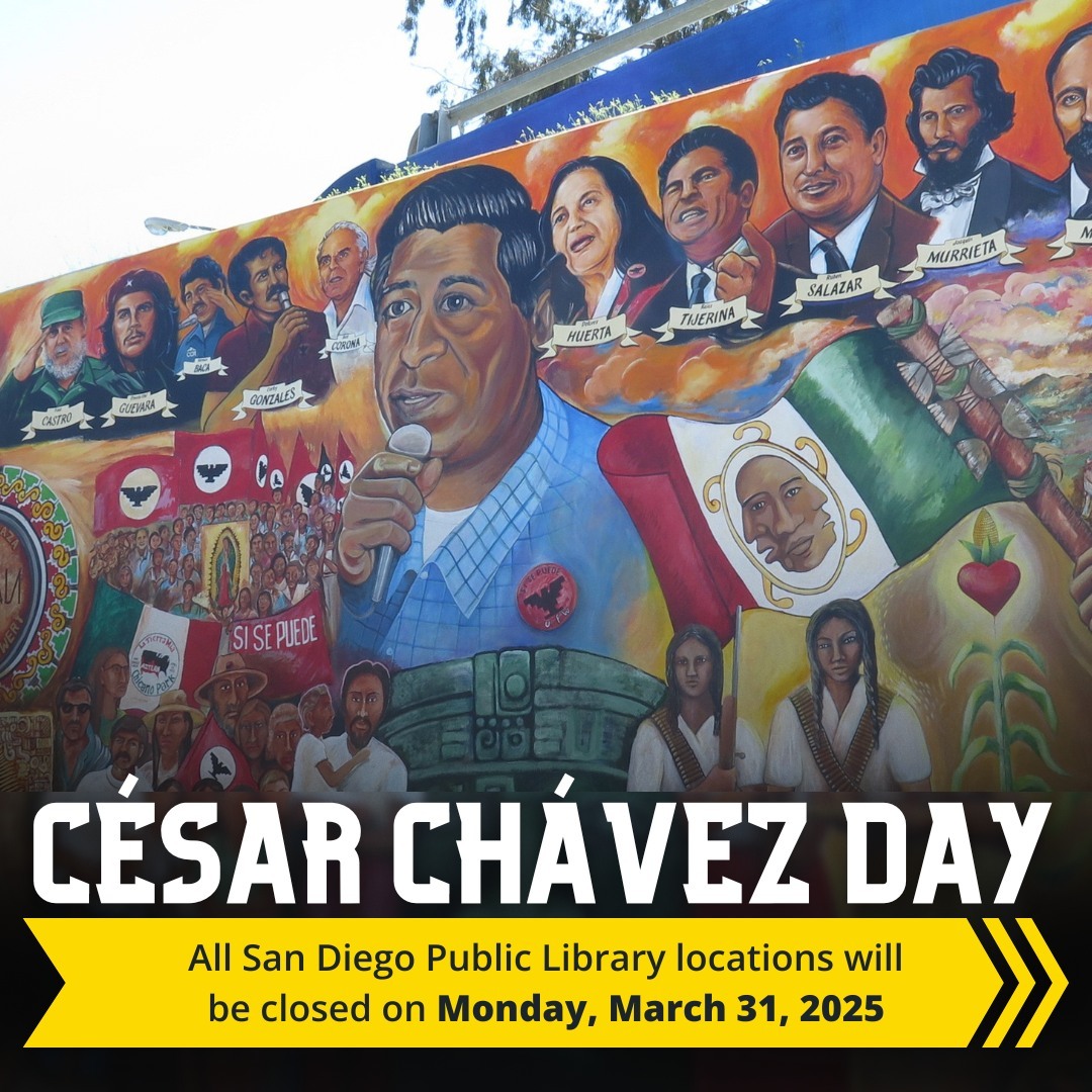 On Monday, March 31, all San... - San Diego Central Library | Facebook