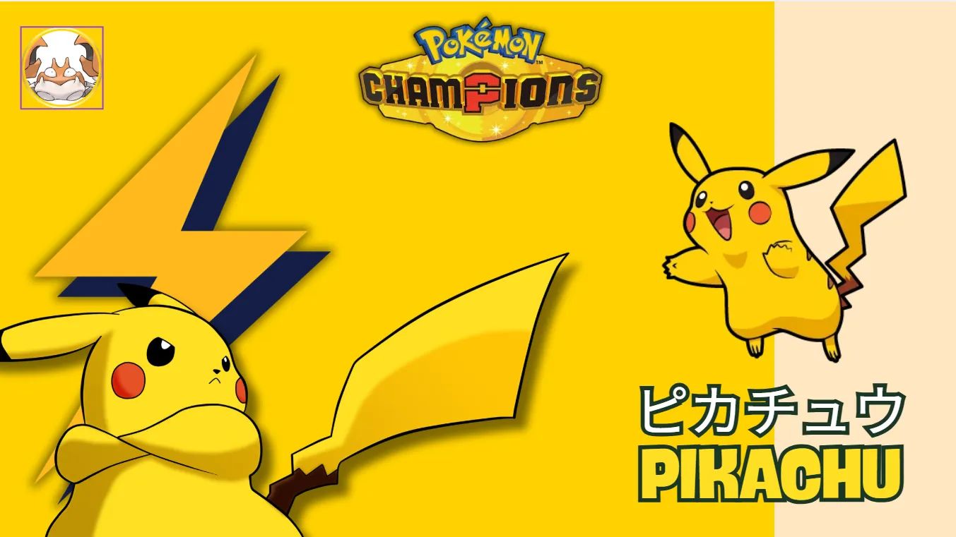 Pikachu team showcase on YouTube for Pokemon Champions