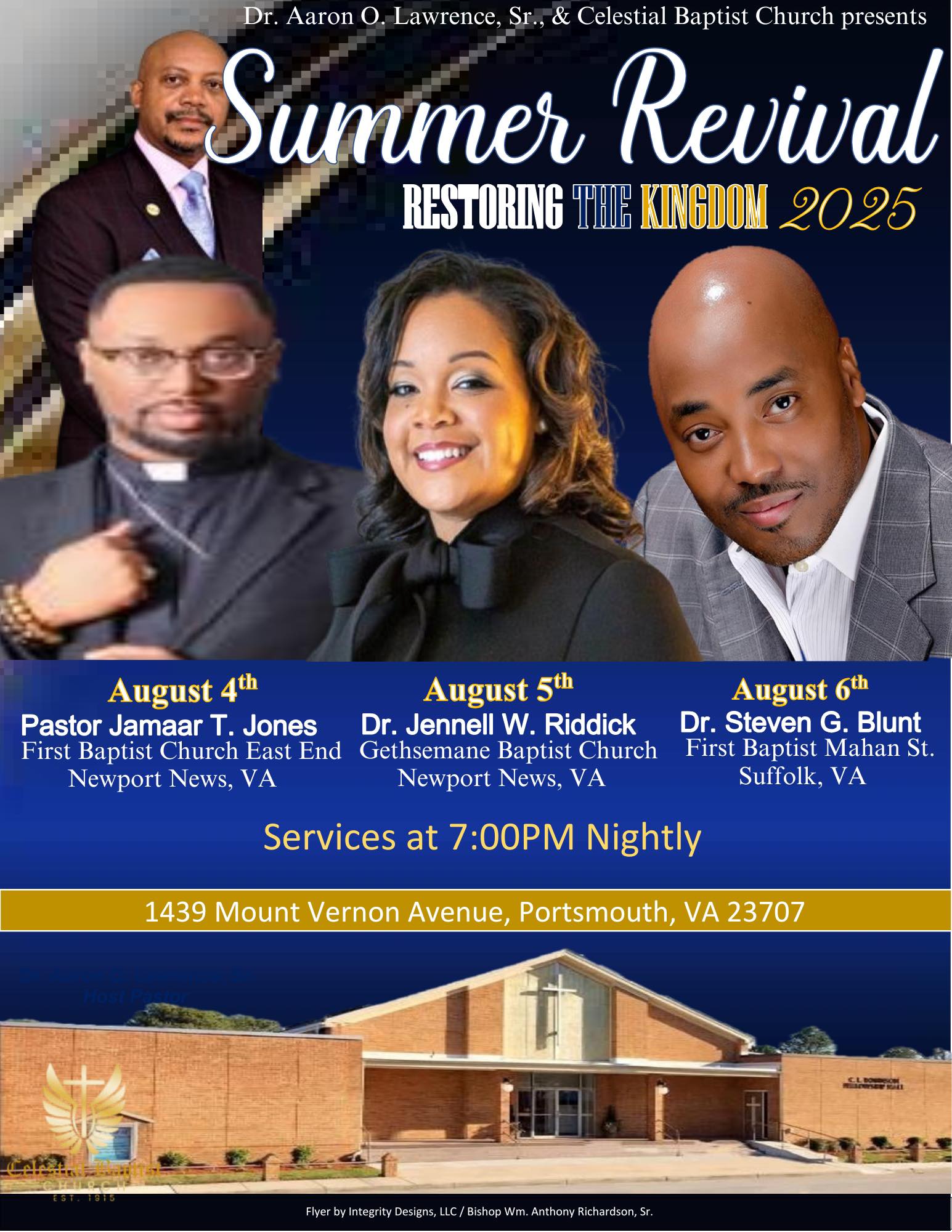 Celestial Baptist Church, Portsmouth VA. - Father's Day Blessings The ...