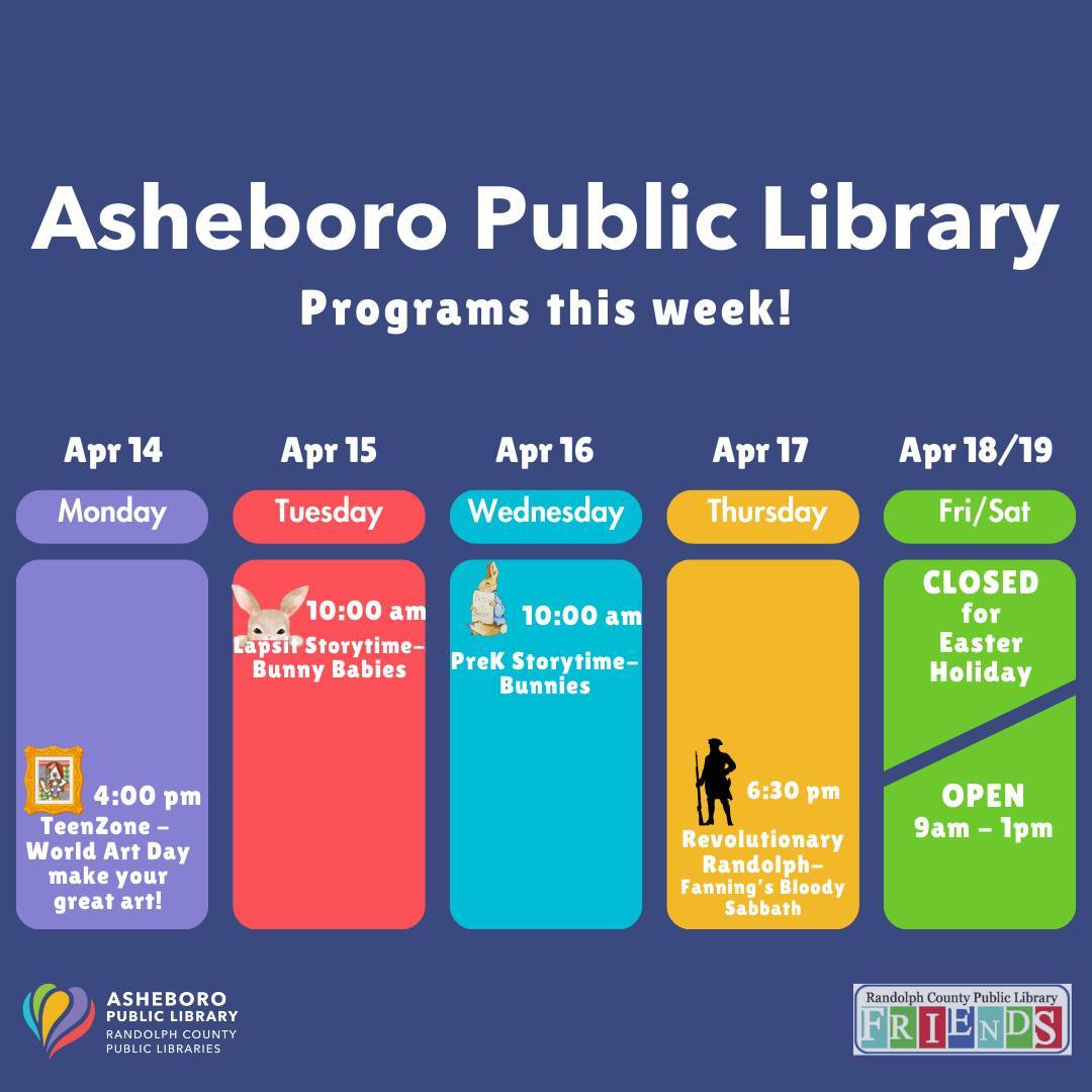 Randolph County Public Libraries | Asheboro NC