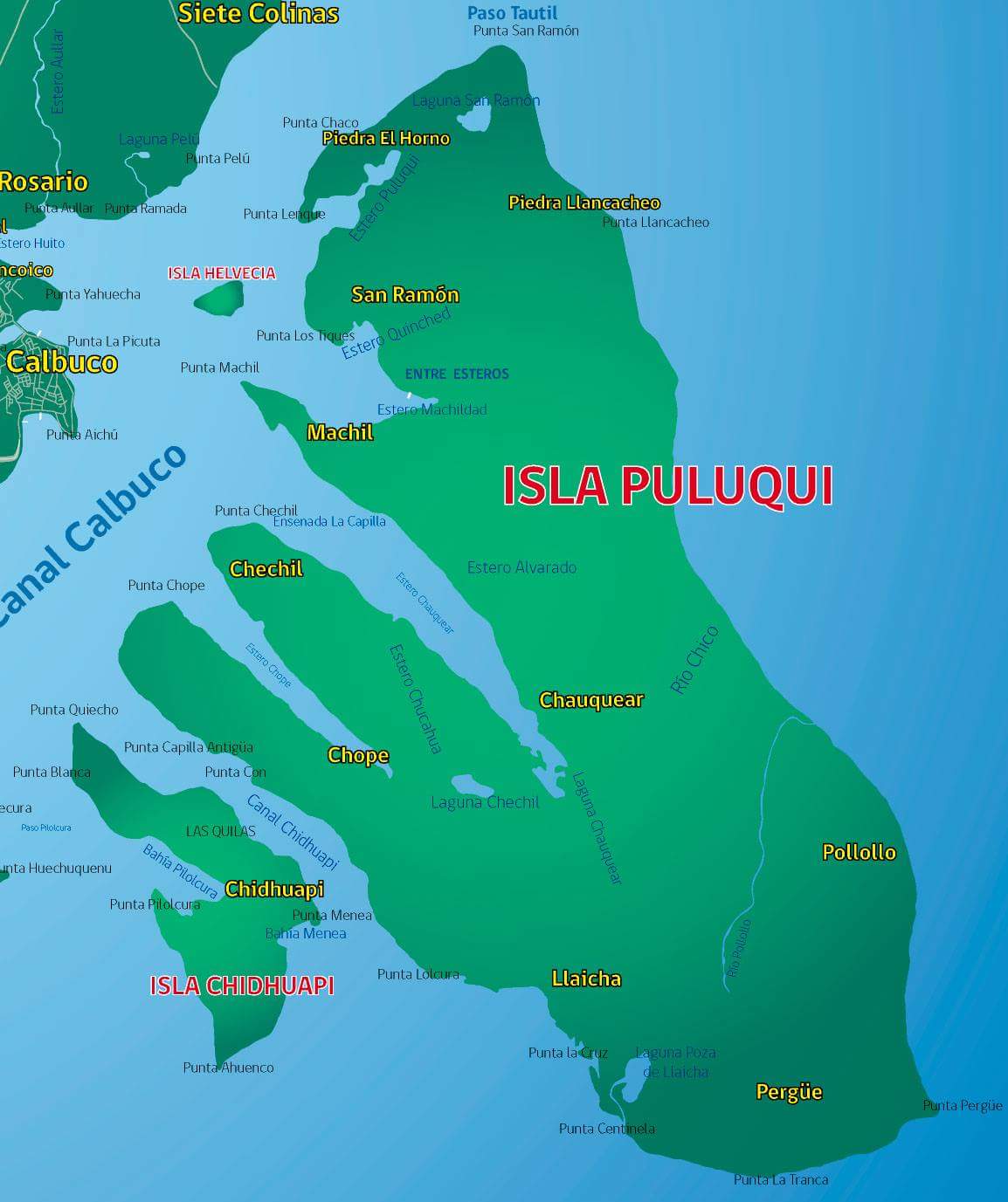 Paisajes De La Isla Puluqui... - Paisajes De La Isla Puluqui