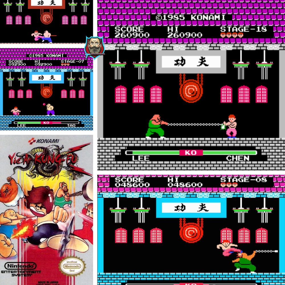 Konami's Yie Ar Kung-Fu game review