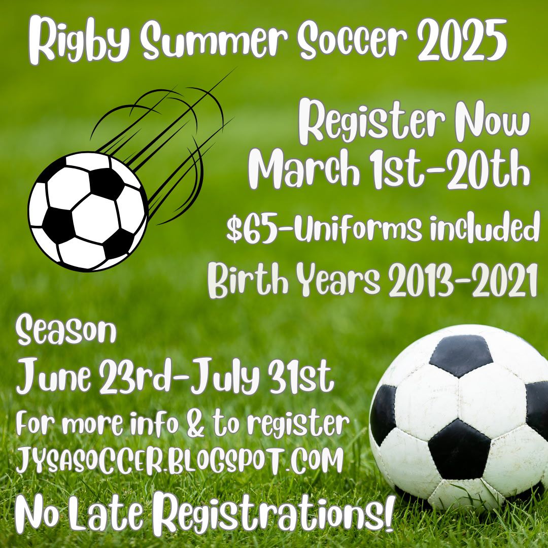 Rigby Youth Summer Soccer