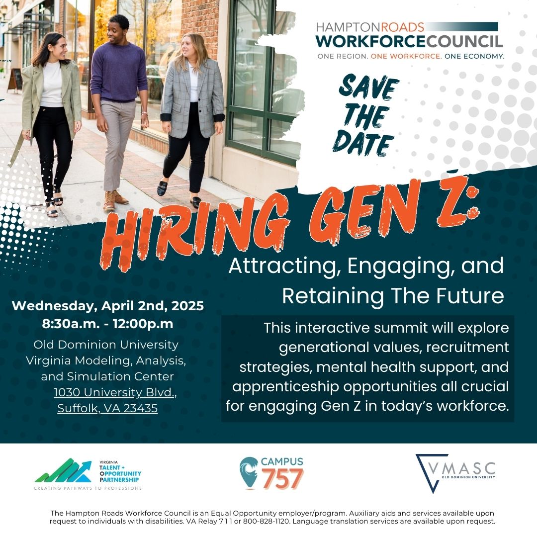 Hampton - Save the Date! We are excited to share that the Hiring Gen Z ...