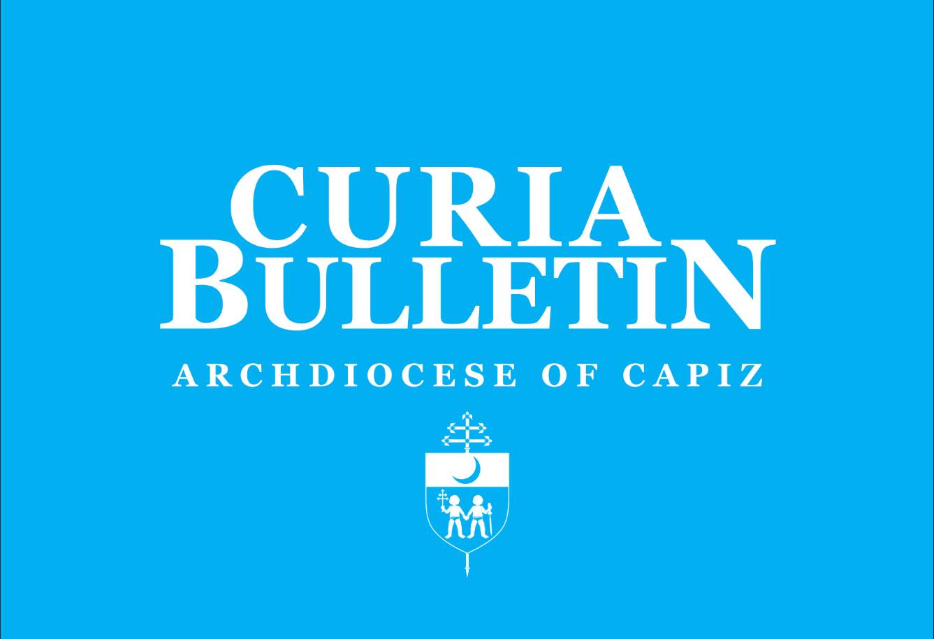 Chancery, - APPOINTMENTS The Archbishop of Capiz has appointed the Rev ...