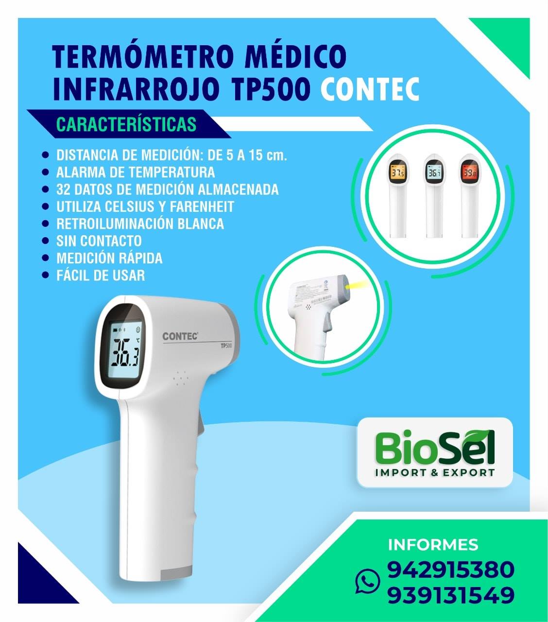 BioSel - TERMÓMETRO MÉDICO INFRARROJO 📢!!! Fácil de... | Facebook