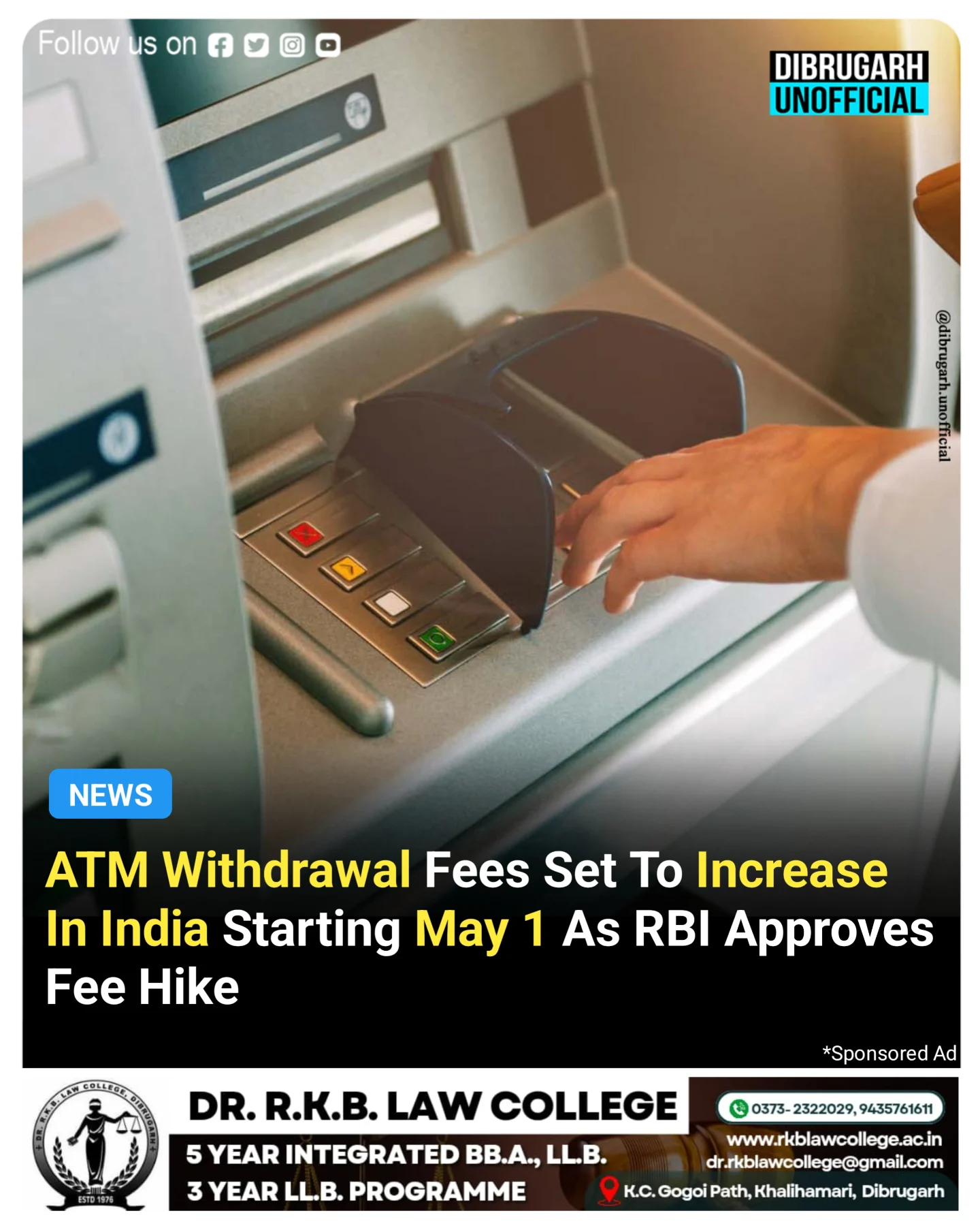 Dibrugarh - #news : The Reserve Bank of India (RBI) has approved an ...
