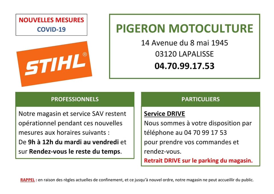 Ets Pigeron Motoculture | Lapalisse