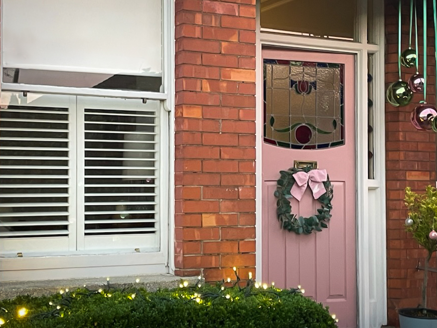 Pat - 🌿🎨 Pretty in Pink – A Front Door Transformation! A big shoutout ...