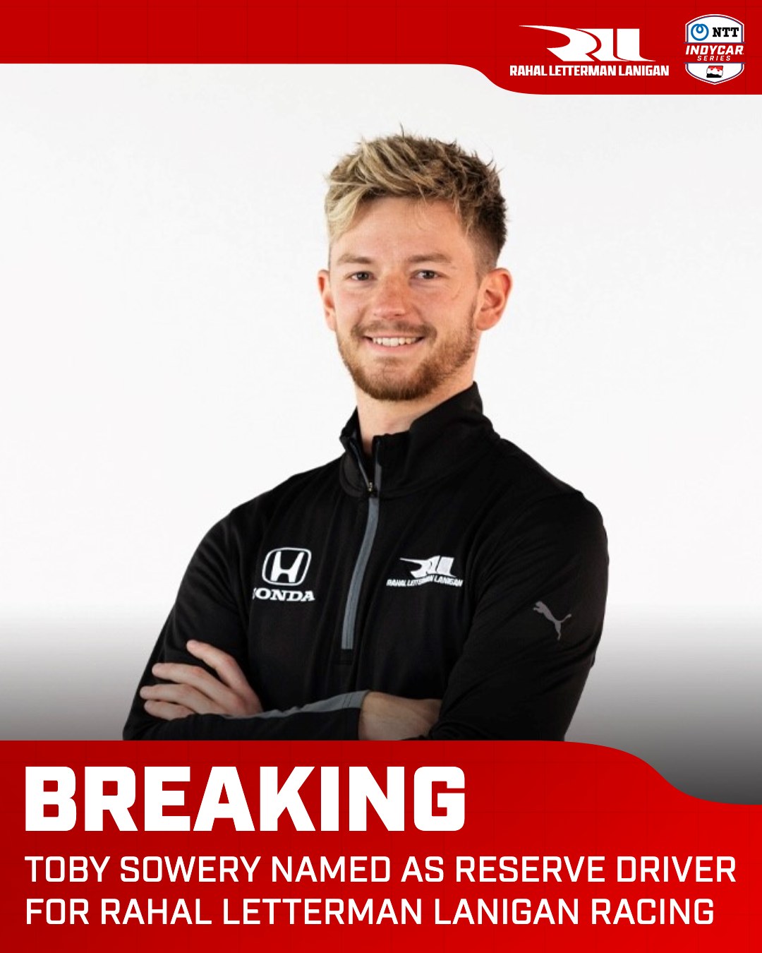 NEWS: Toby Sowery has been named as a... - NTT INDYCAR SERIES