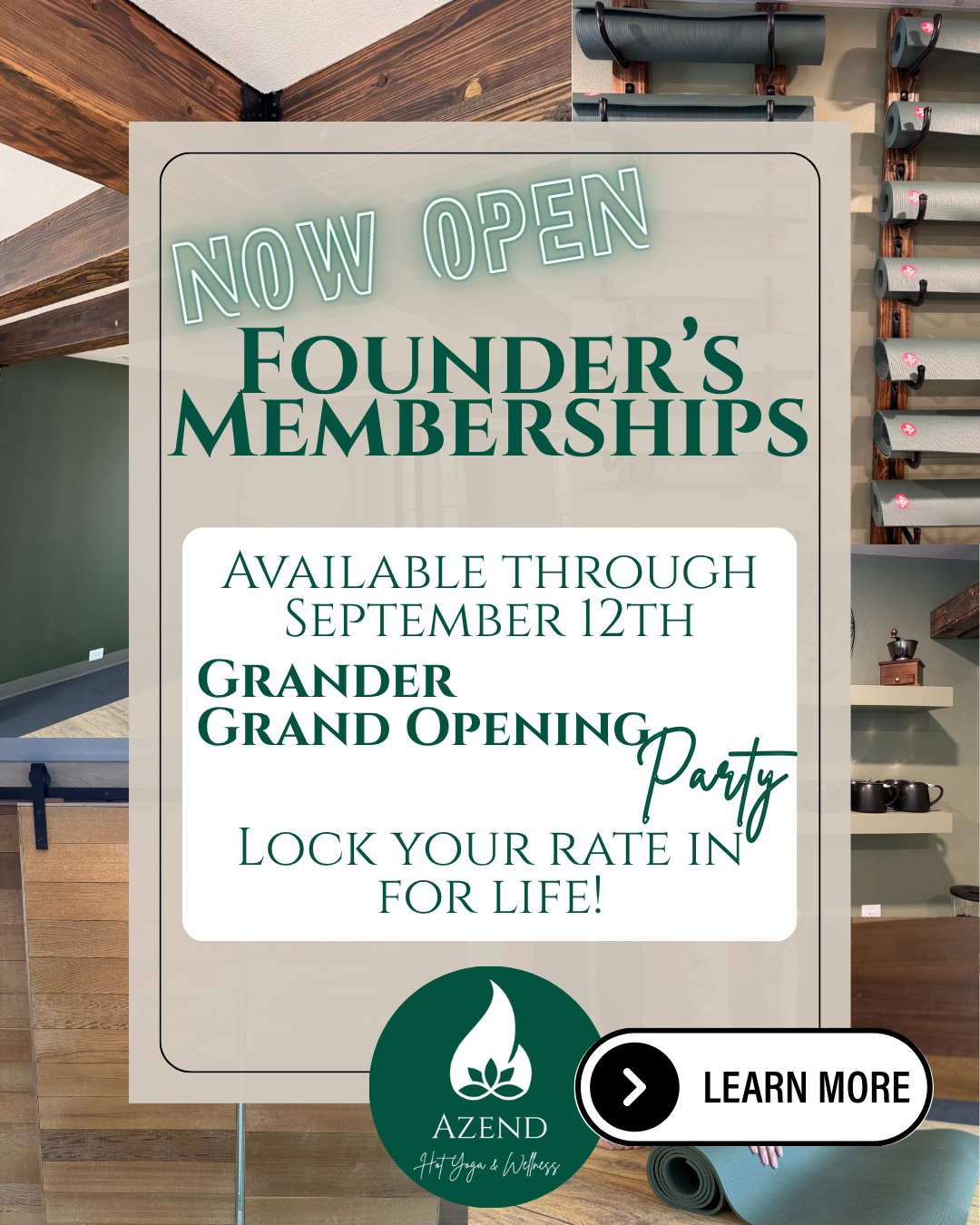 We have opened the Founder's Memberships again. Come check out our