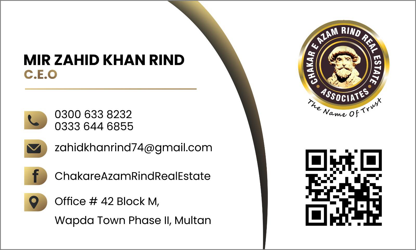 DHA Multan-Chakar e Azam Rind Real Estate & Associates | Multan
