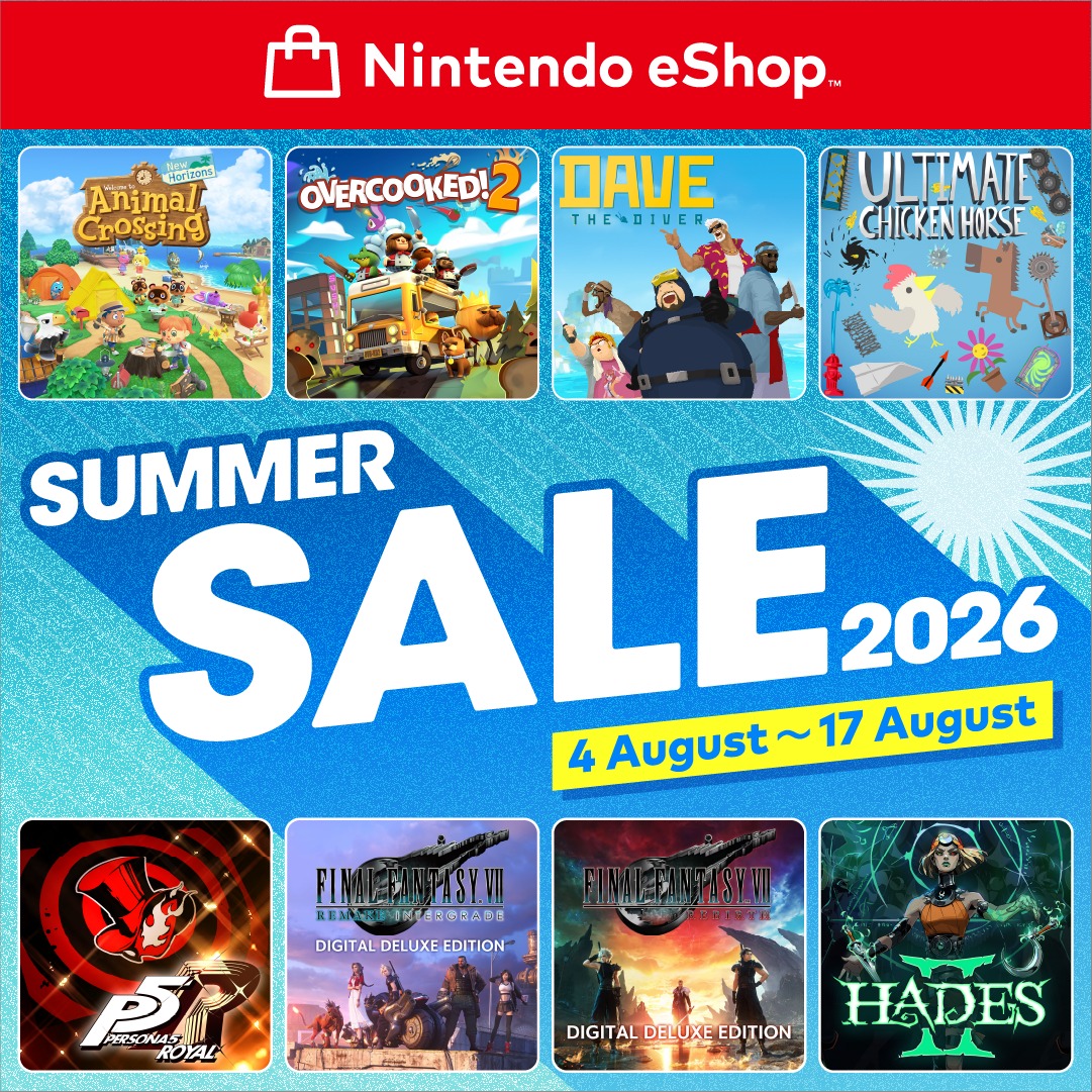 Find the perfect game for you with the Nintendo eShop Summer Sale