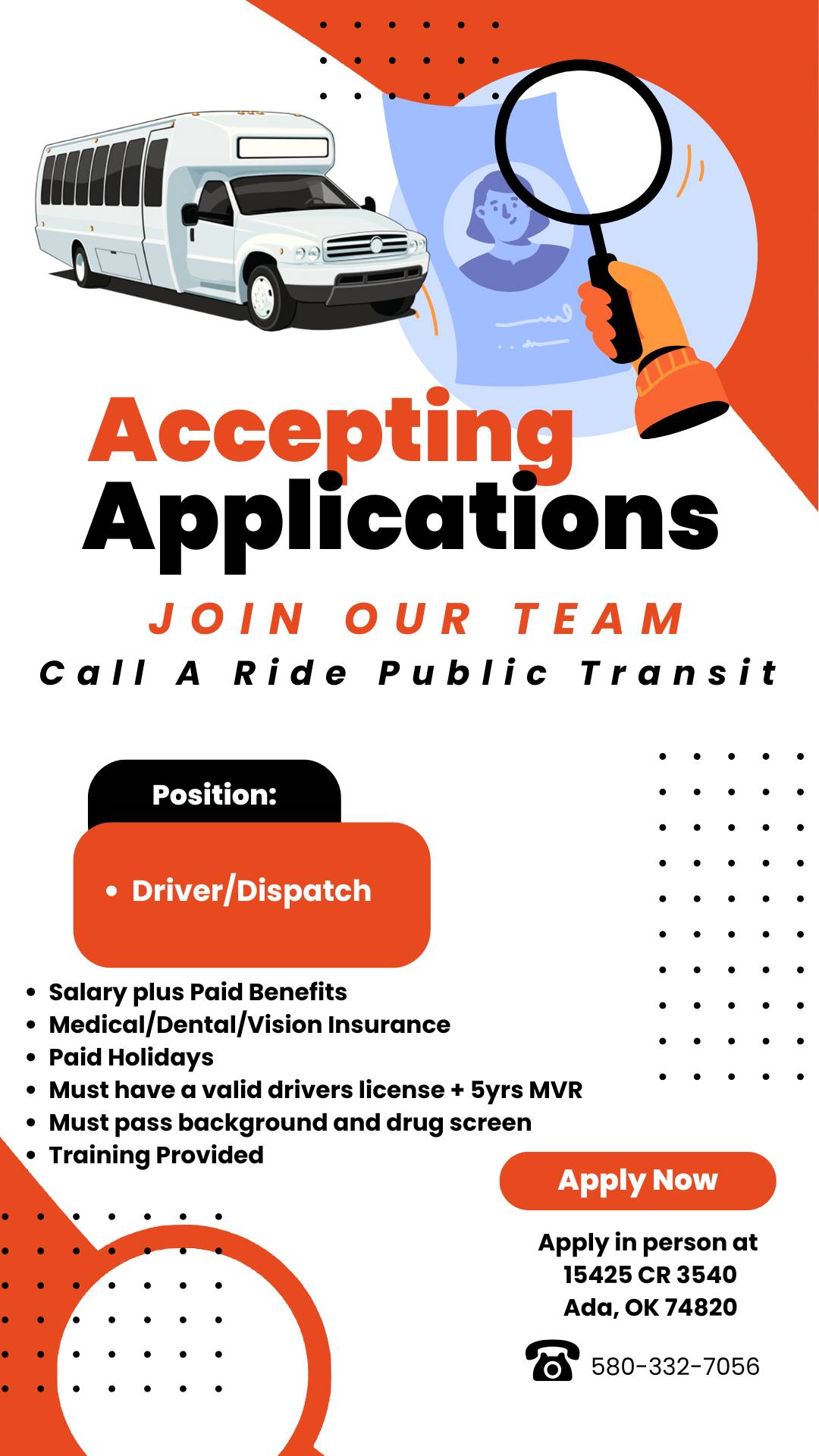 Call A Ride Public Transit | Ada OK