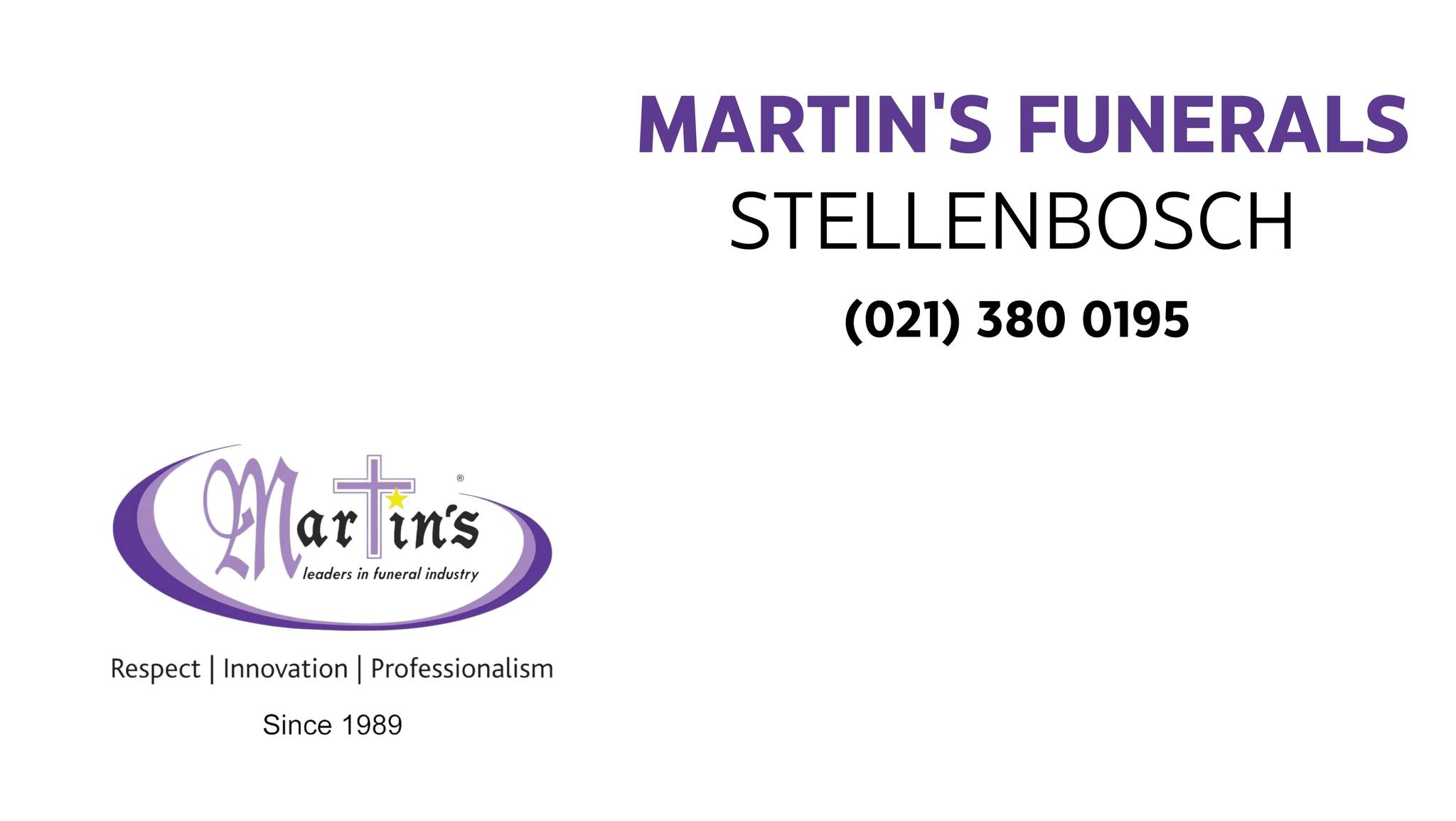Martin's Funerals Stellenbosch | Stellenbosch