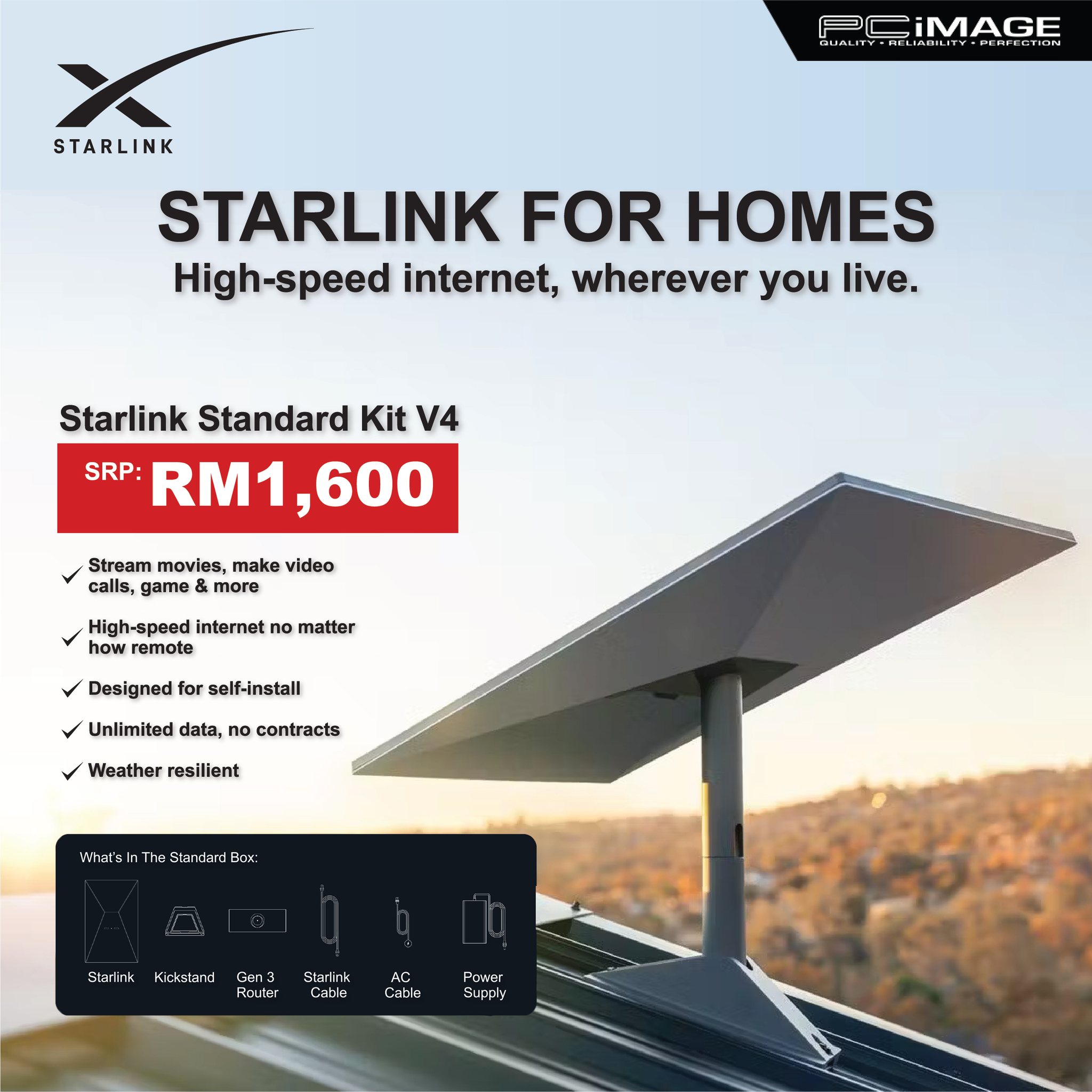 ? Redefine Your Connection with Starlink Standard Kit V4 