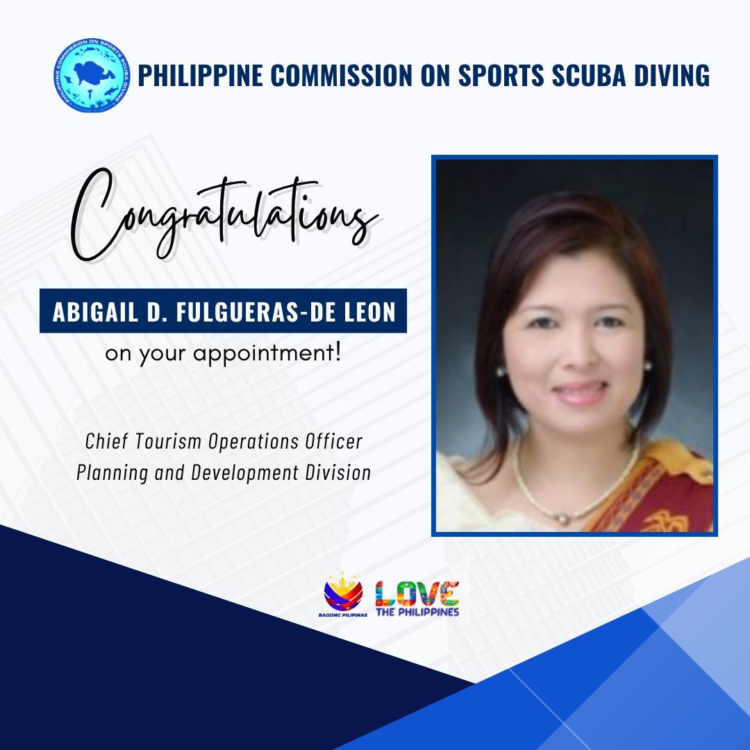We... - Philippine Commission on Sports SCUBA Diving - PCSSD | Facebook