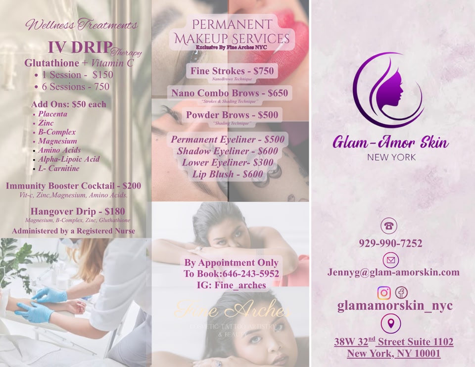 glutathione powder pricelist Glam-Amor Skin NYC Compound profile: BPC-157 +