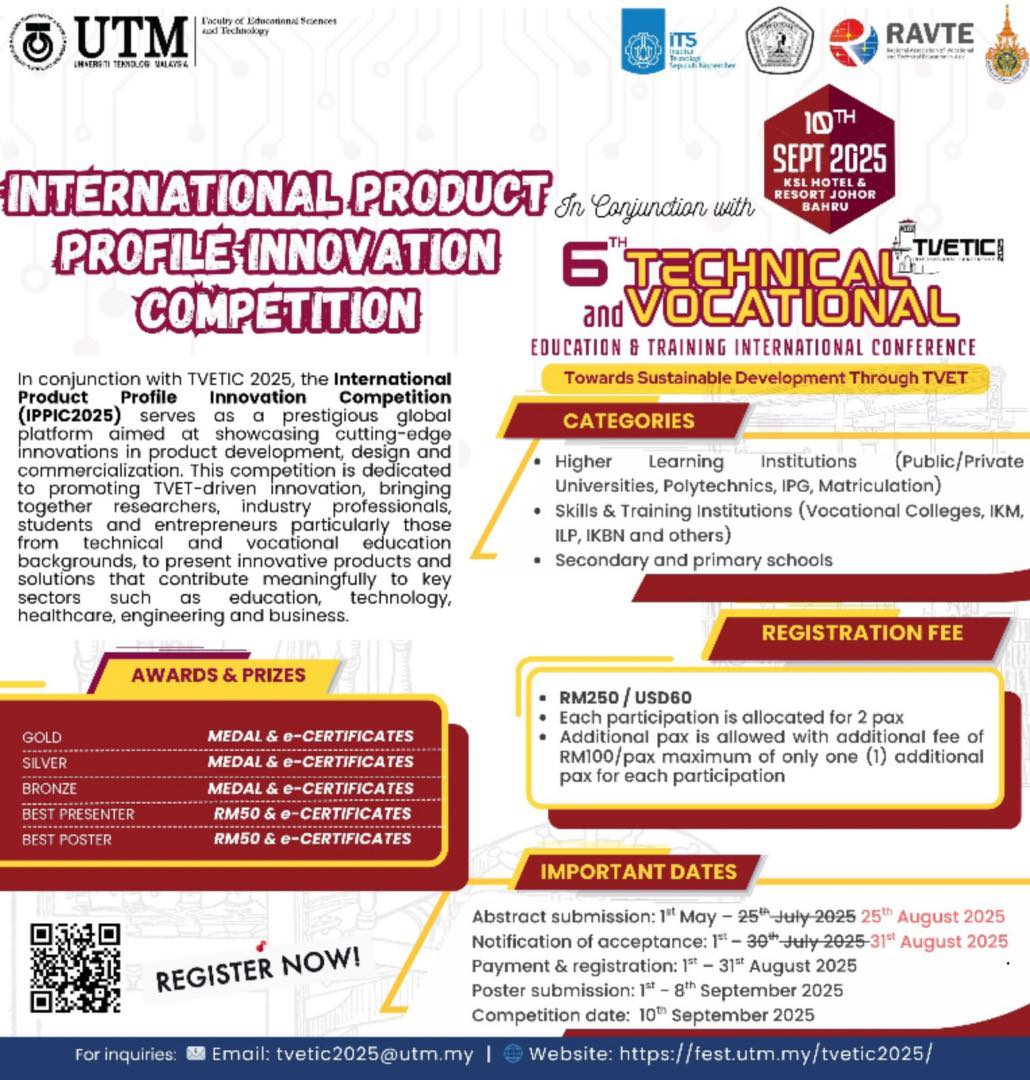 Technical and Vocational Education and Training, TVET UTM