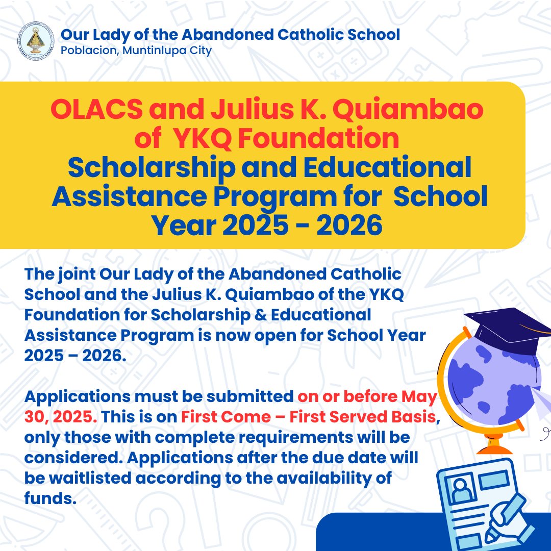 Our Lady of the Abandoned Catholic School | Muntinlupa City