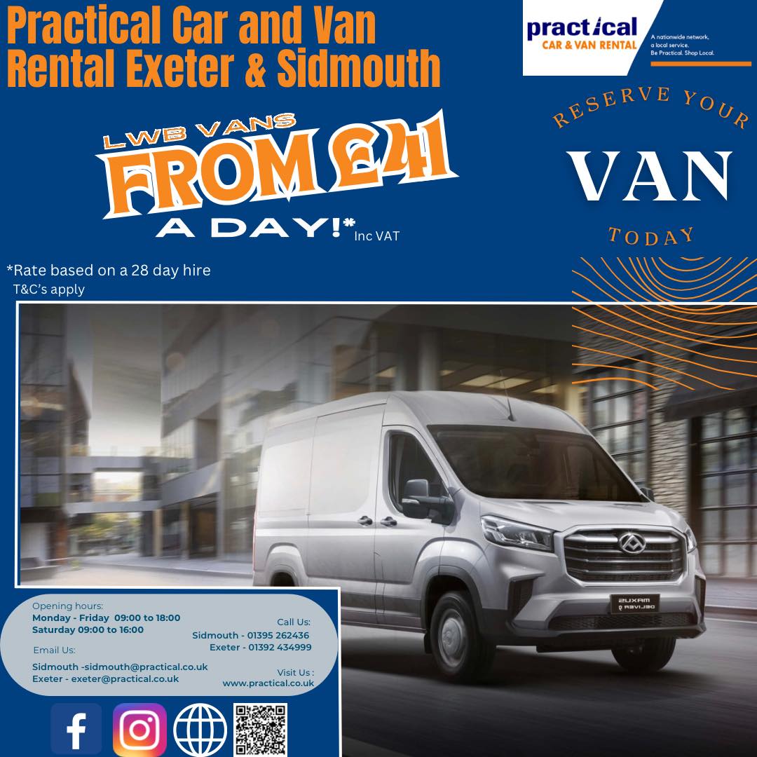 Practical Car & Van Rental | Sidmouth