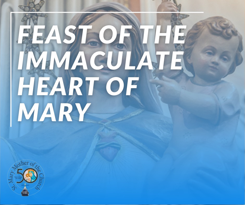 St. - Today we honor the Immaculate Heart of Mary, a heart full of ...