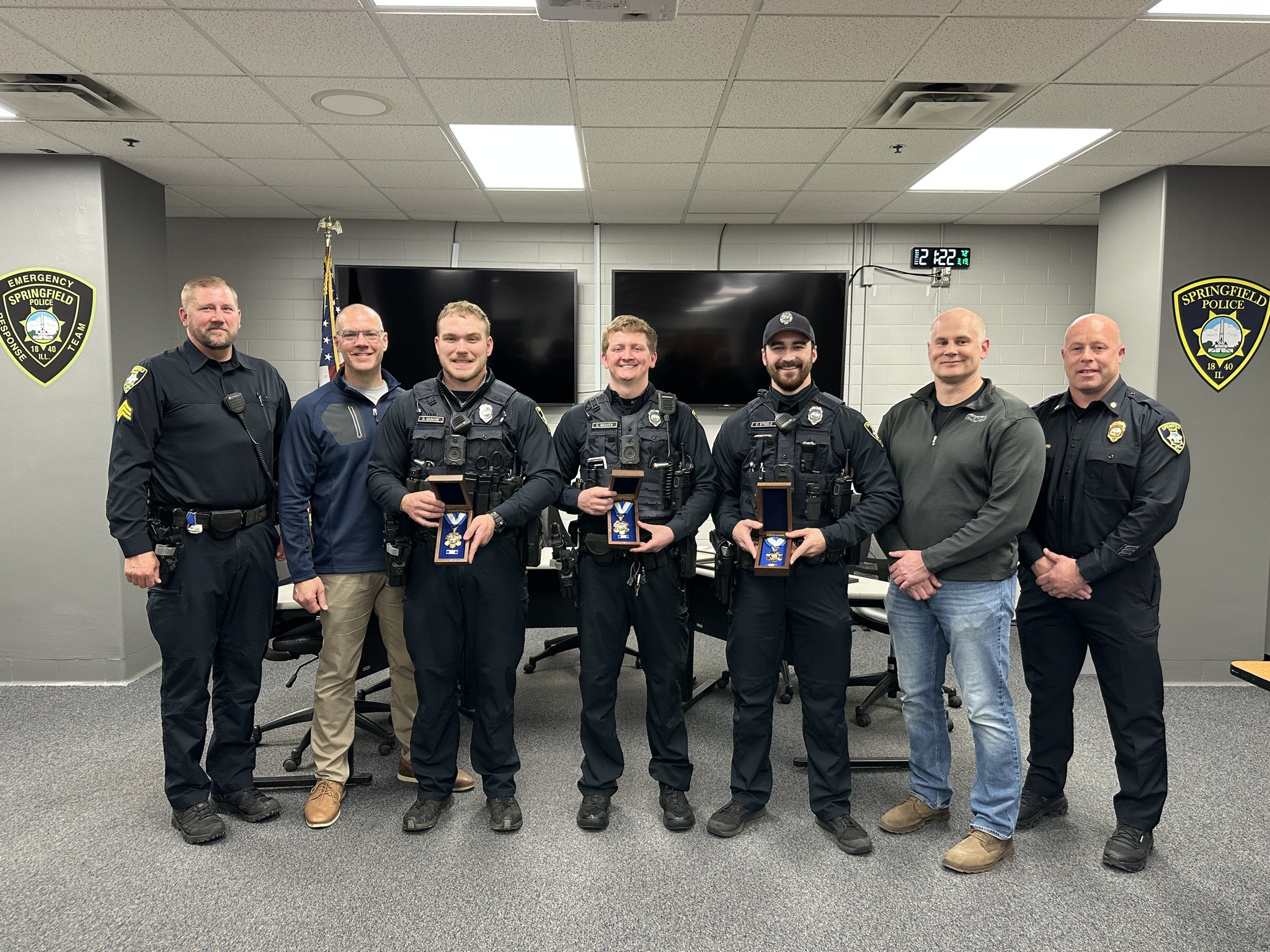 Springfield police officers honored for life-saving actions