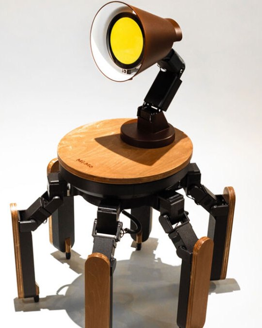 Homecrux - Meet Mi-Mo, the walking table robot! 👾 Unveiled at CES 2025 ...