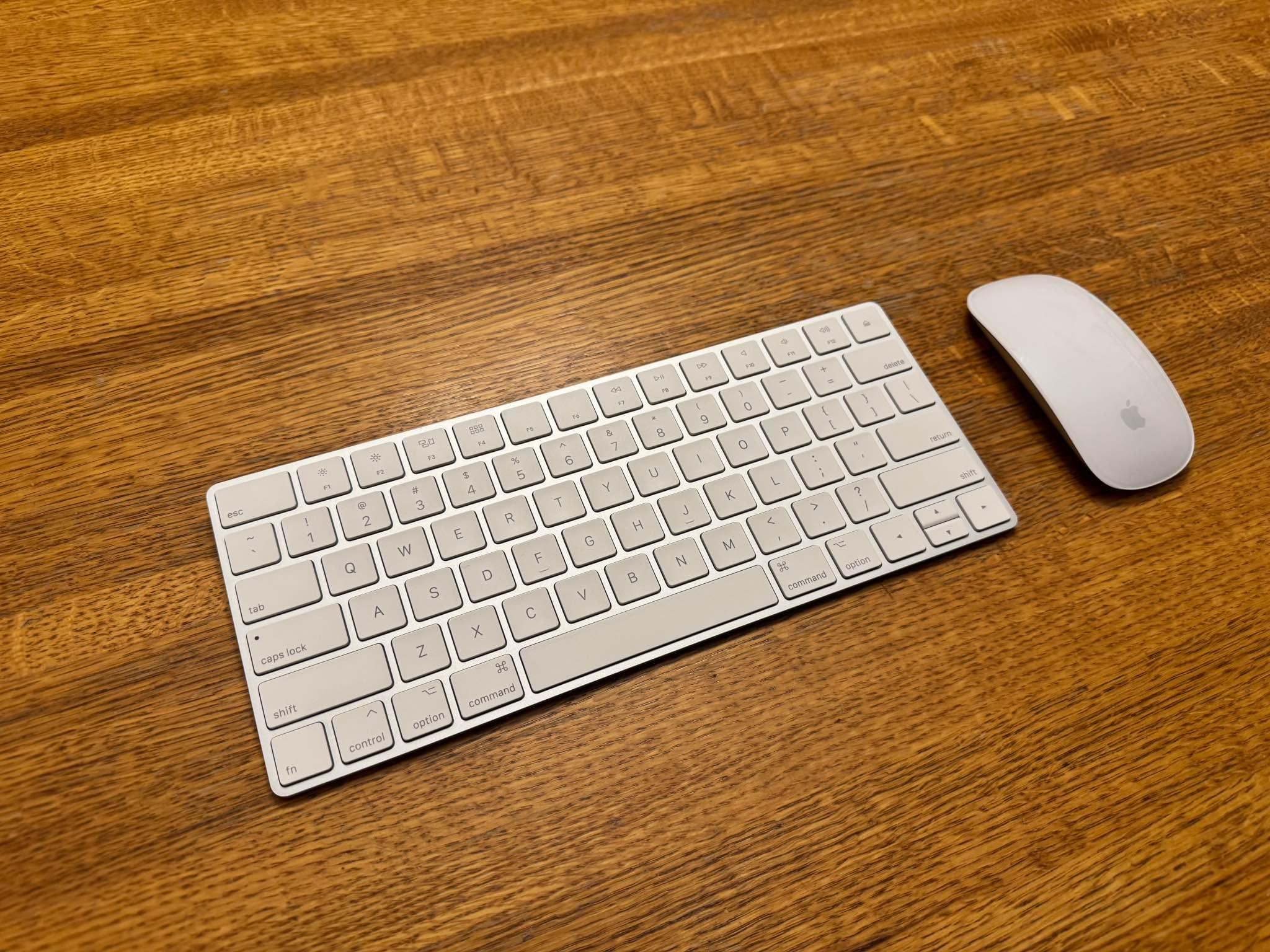 The Mac mini comes with two magic keyboards and a magic mouse. I