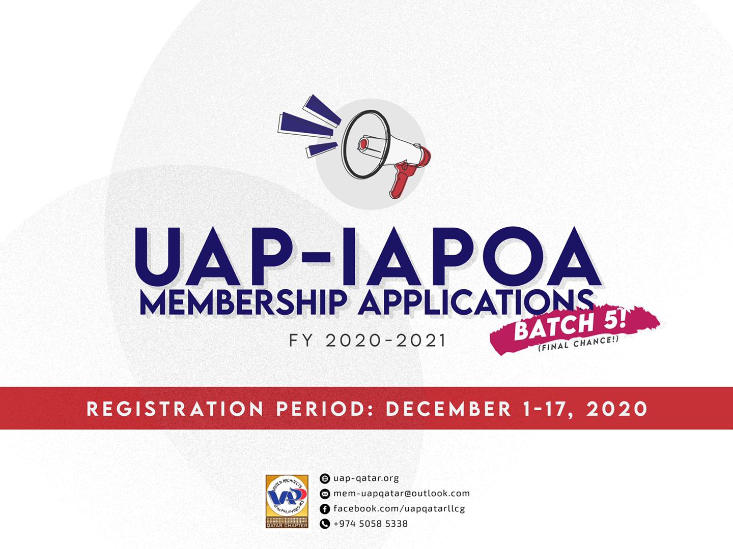 UAP Qatar LLCG - How to apply for membership? 1....