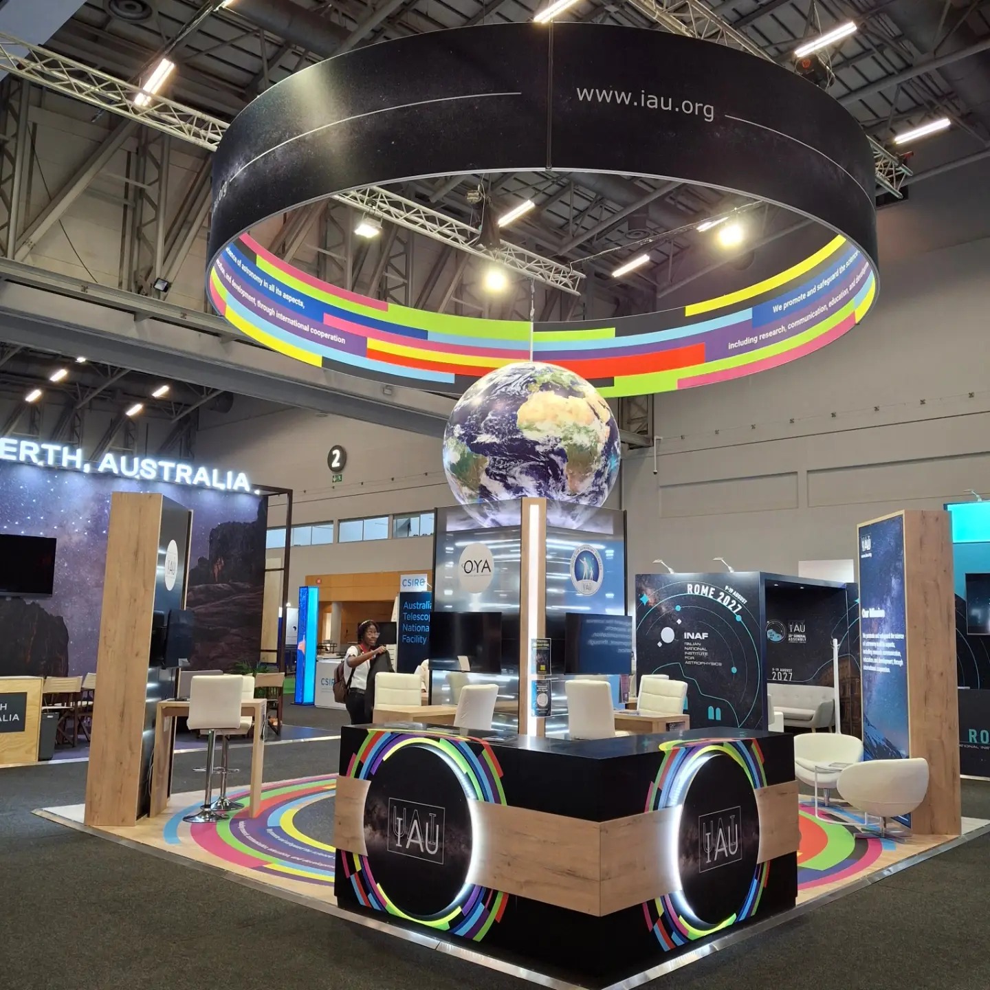 HOTT3D - The @iau_org booth takes centre stage at the #iauga2024. # ...