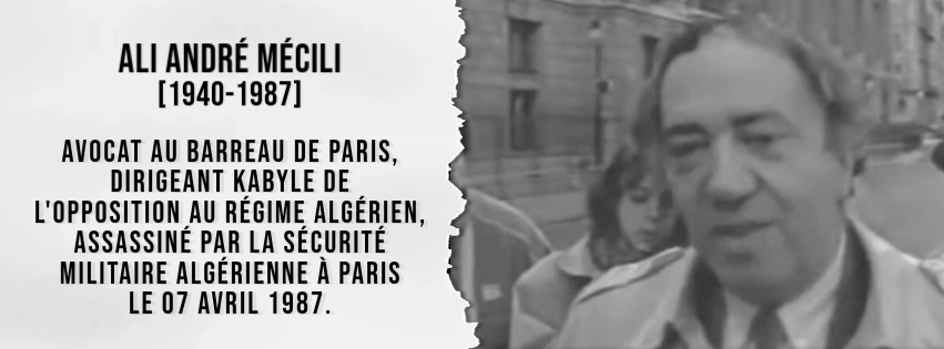 MAK - Liste non exhaustive des Kabyles assassinés par le régime ...