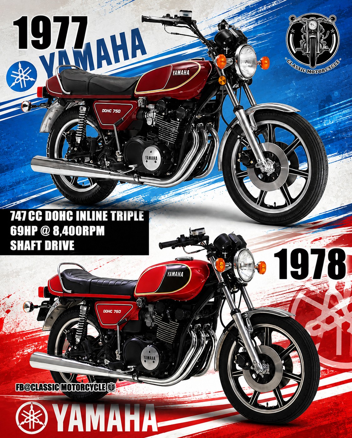 Yamaha XS750: A 1970s Japanese superbike with a unique triple