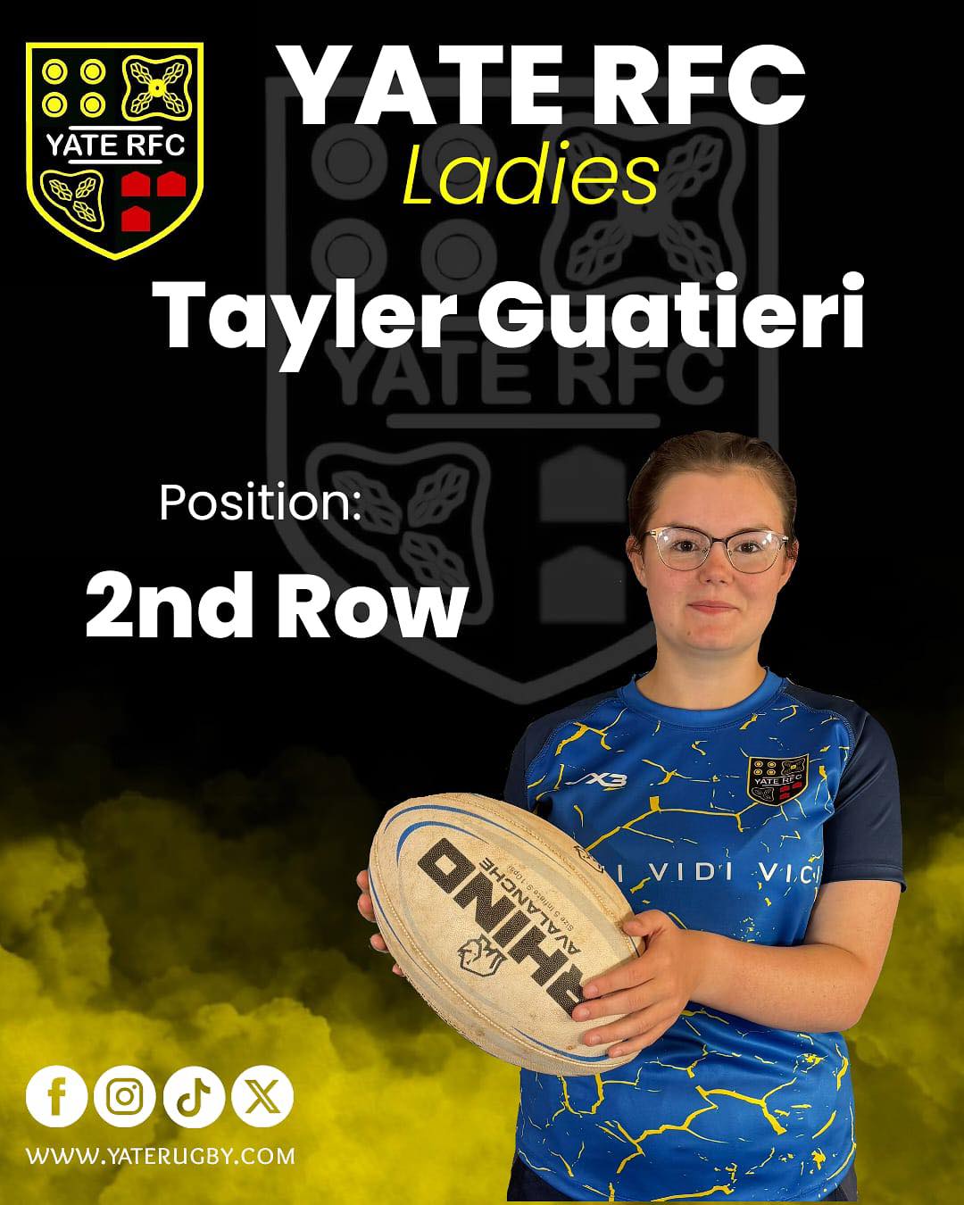 💙💛🏉 Squad Announcement 🏉💛💙 Yate... - Yate Ladies Rugby Club | Facebook