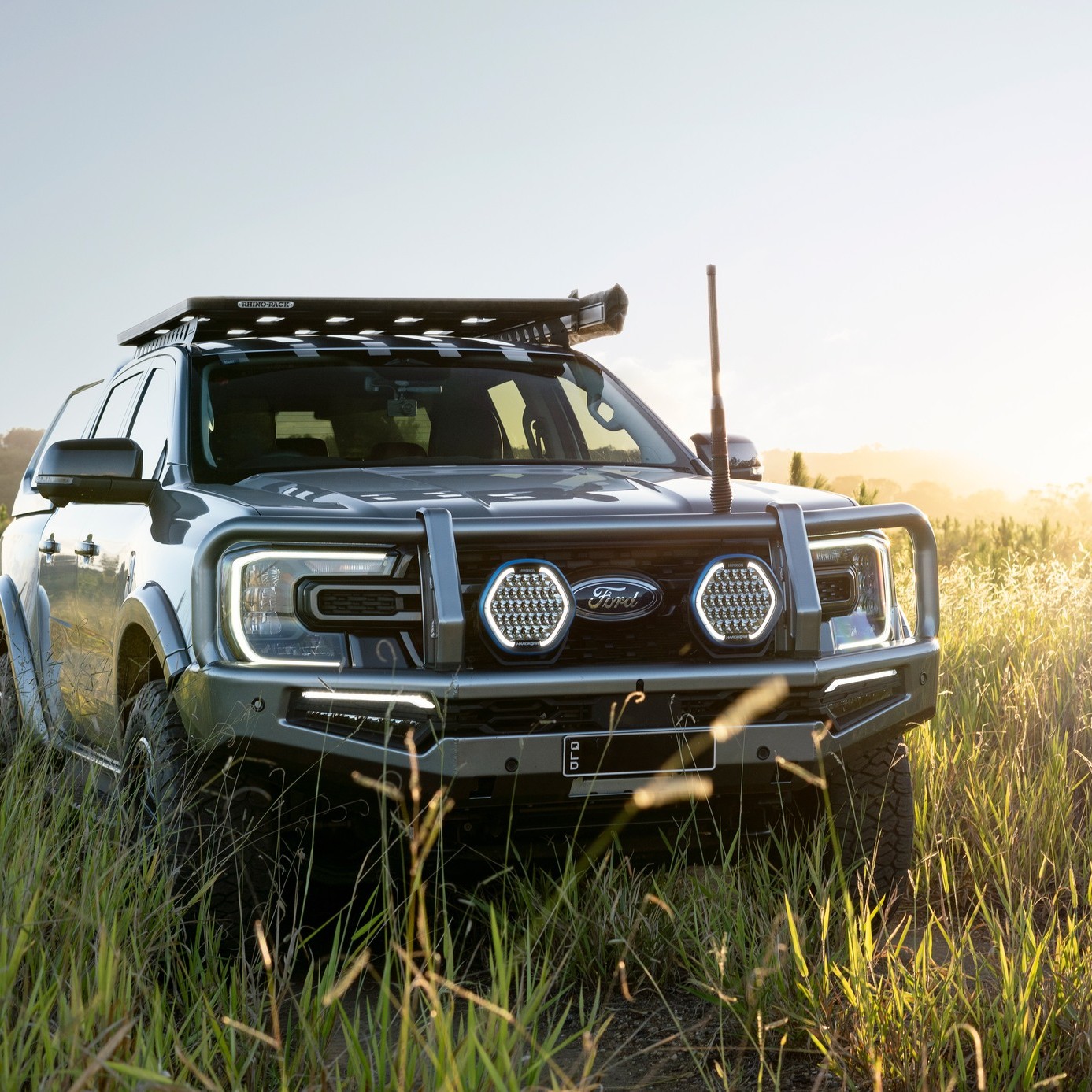 Upgraded 4x4 with Intensity Solis driving lights and ARB accessories