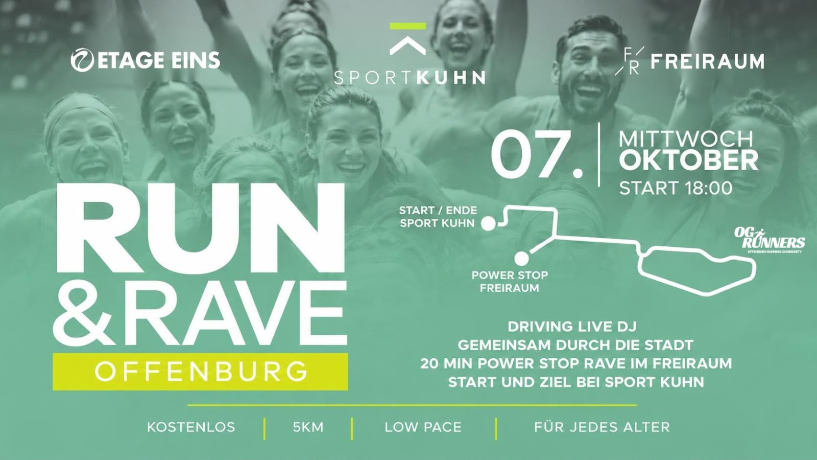🏃‍♂️🎧 RUN & RAVE kommt nach Offenburg!