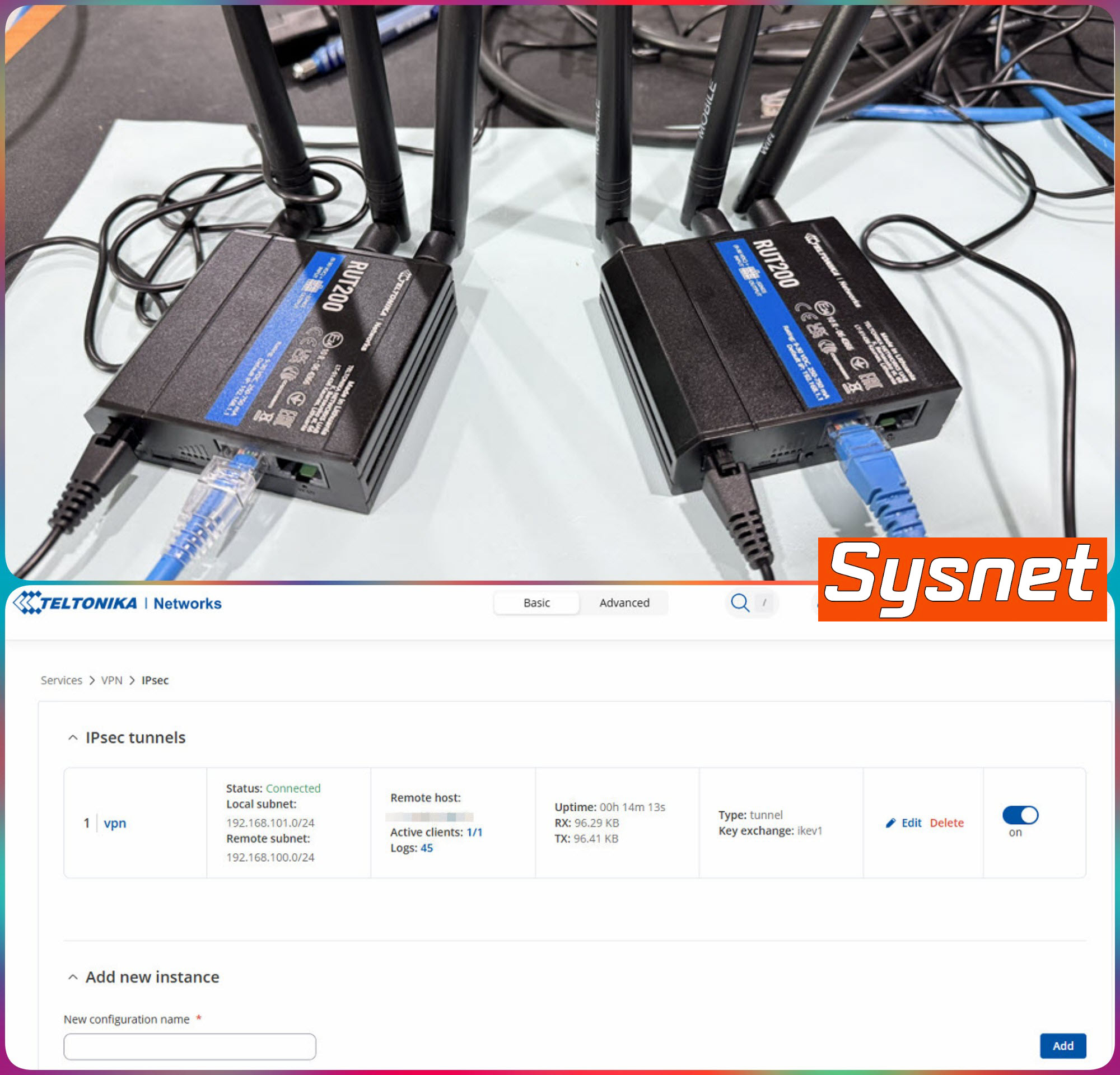 Sysnet - 🆒 ส่งงานพร้อม Config ให้ลูกค้าครับ 😊 ทำ VPN เชื่อมต่อเครือข่าย ...