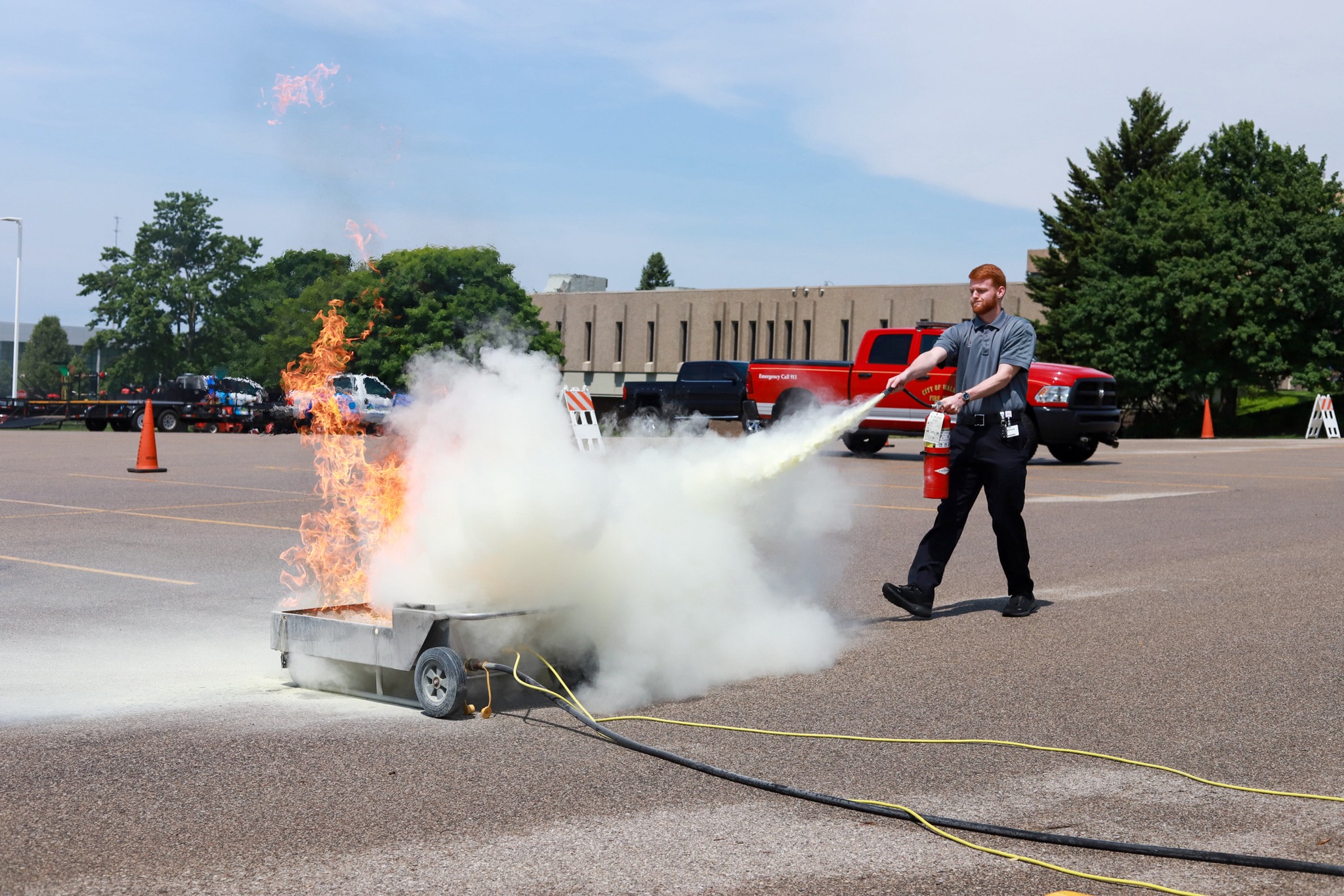 Walker - Fire Safety Myth: Myth: You Should Aim at the Flames When ...