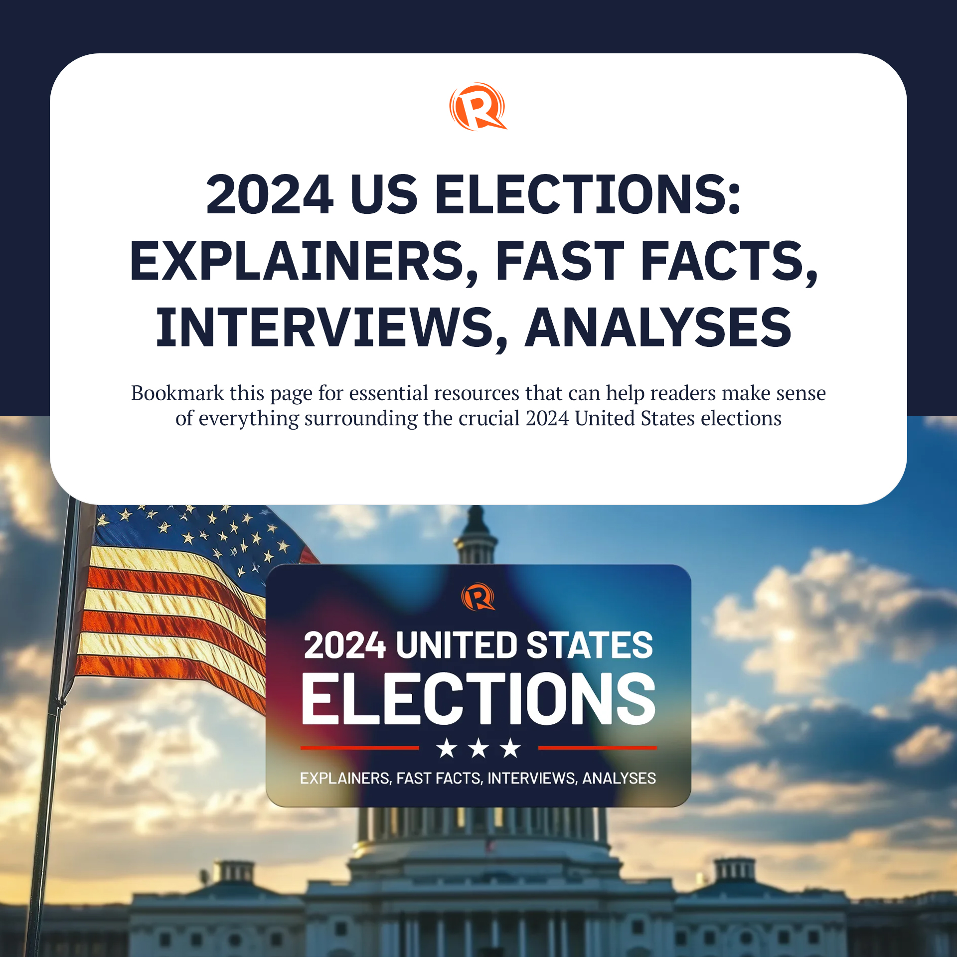 Rappler - The 2024 presidential election in the United... | Facebook