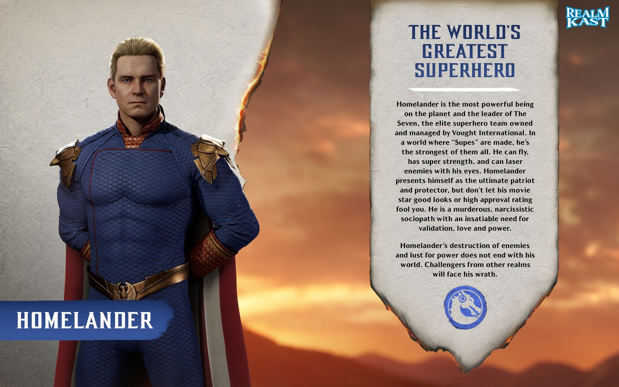 Realm - New realms mean new fans. Homelander is now available to early ...