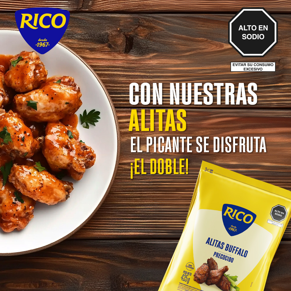 RICO - 🔥🍗 Nuestras Alitas Buffalo te llevan directo al cielo del sabor ...