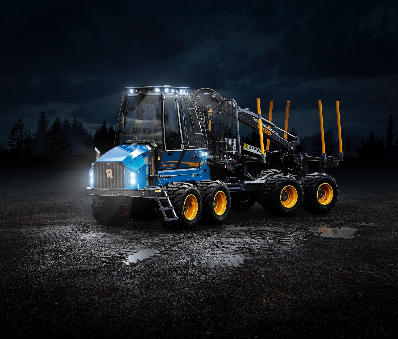 Rottne - The Rottne F11E 🌲 a completely new compact forwarder with 12 ...