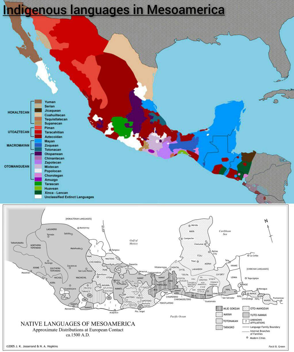 Historical maps | Indigenous languages in Mesoamerica | Facebook
