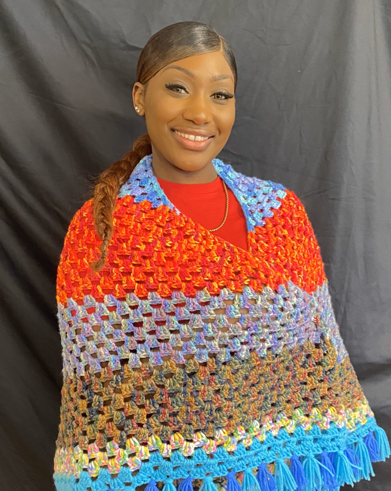 Pyramid, - Piece of the Week: Shawl by Vanessa. A student at Pyramid ...