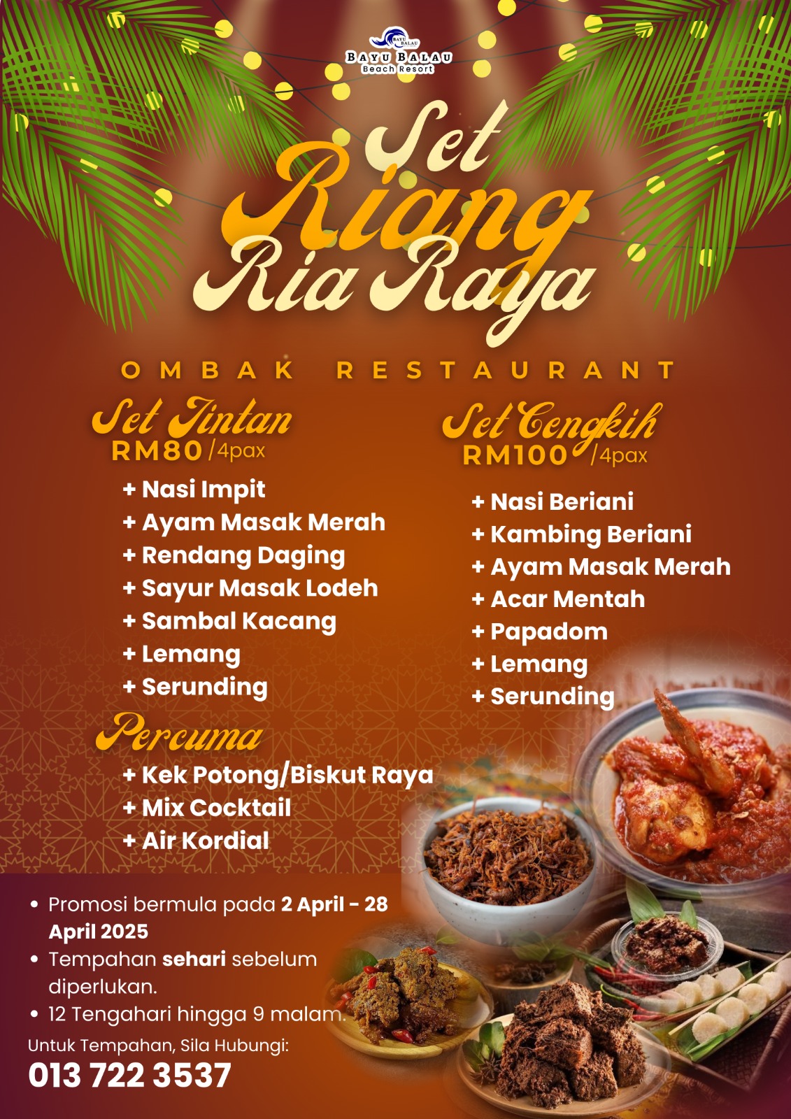 BAYU - 🔥 SET MAKANAN ISTIMEWA SEMPENA RAYA – SERENDAH RM80! 🔥 . . 🌙 ...
