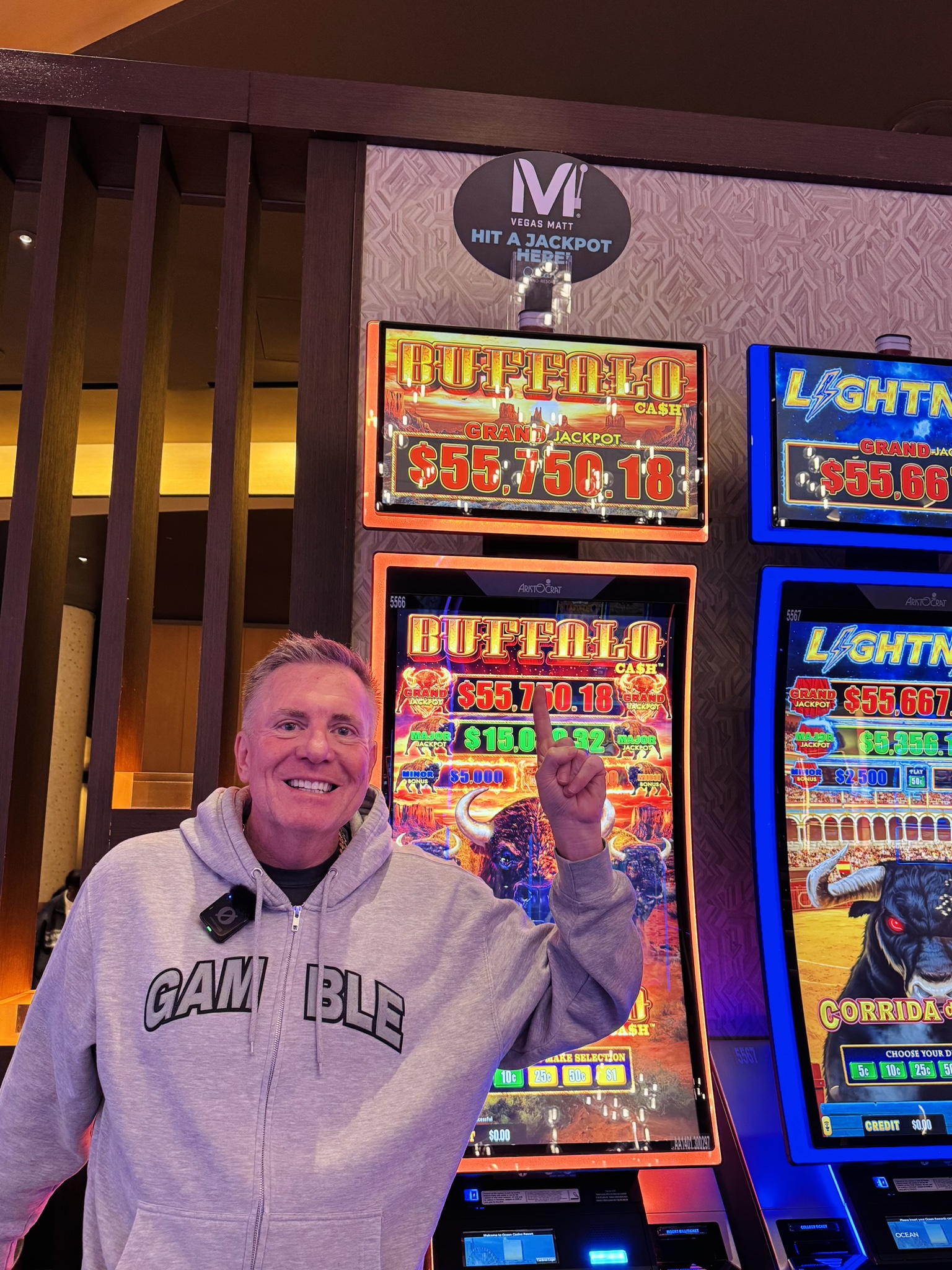 Keep an 👀 out! You could hit a jackpot where Vegas Matt hit 👏🎰