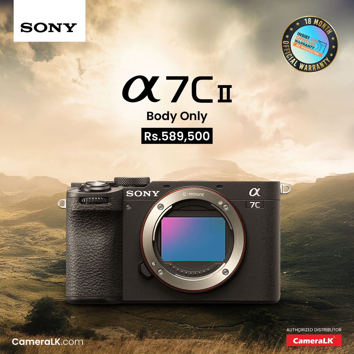 CameraLK - Sony a7C II Mirrorless Camera 📸 Shop Online: https://bit.ly ...