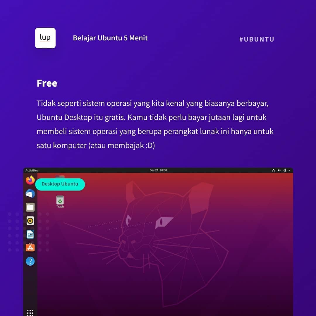 Belajar Ubuntu 5 Menit . Apa,... - Learn Ubuntu Purwakarta
